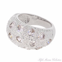 Fifth Avenue "Rare Beauty" Pave Ring NEW Sz 9