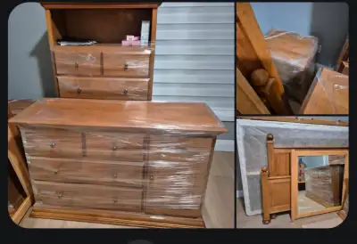 Solid wood bedroom set, View more