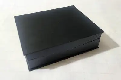 NEW - (16.5x14x5cm) Grey Necklace Jewelry Gift Storage Box Case, View more