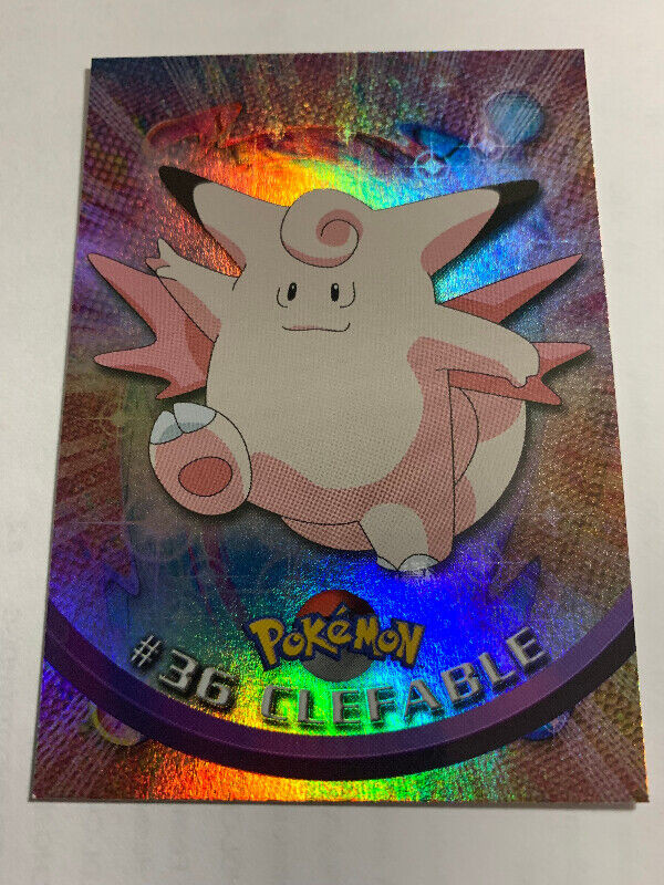 CLEFABLE #36 Pokemon 1999 TOPPS TV Animation Rare Holo Foil NM/M dans Art et objets de collection  à Longueuil/Rive Sud