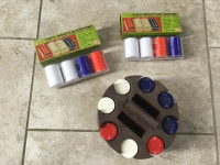Hoyle Poker Chips Carousel + 2 packaged sets