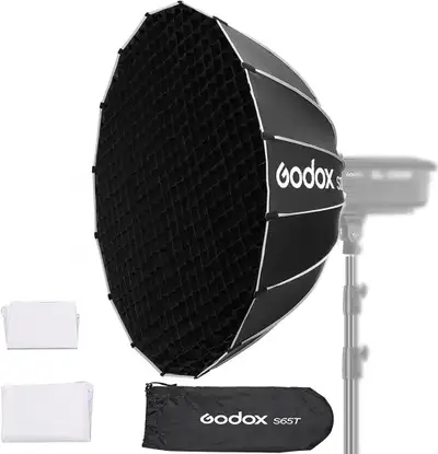 Godox S65T  Quick Release Umbrella Softbox with grid, View more