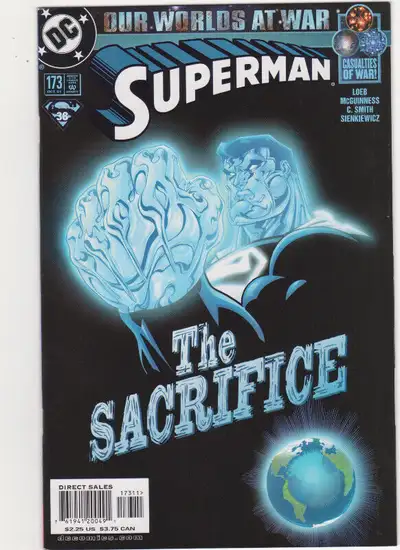 Superman (volume 2) 1987 - 2006. Issues include #173, 174, 175, 176, 178, 179, 180, 181, 182, 183, 1...