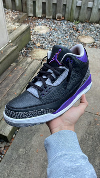 Jordan 3 courtside purple 
