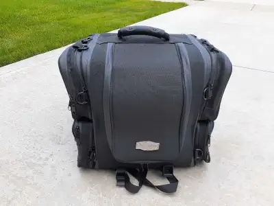 The legendary Kuryakyn motorcycle luggage bag. One of the best luggage bags for overnight or weekend...