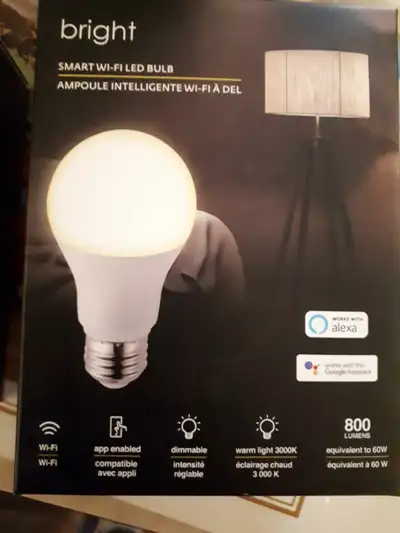 Bright smart wi-fi led bulb, View more