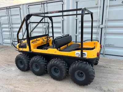 Argo Avenger 700 8x8 powered by a 4-stroke OHV V-Twin liquid cooled 674cc, 26 hp Kohler. It has a lo...