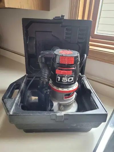 Sears Craftsman 150 Router Model 315.177430 is a vintage 1-1/2 HP, 1/4-inch collet model. Known for...