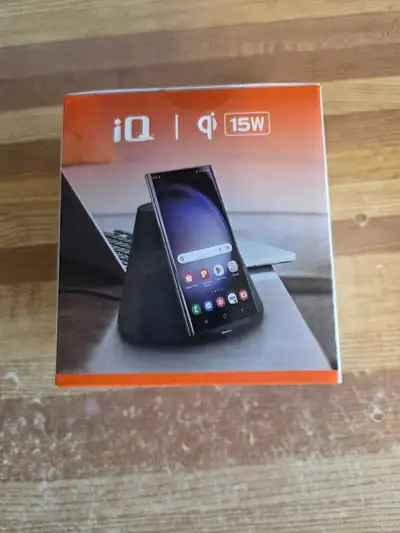 IQ Wave Wireless Charger Bluetooth Speaker BNIB, View more