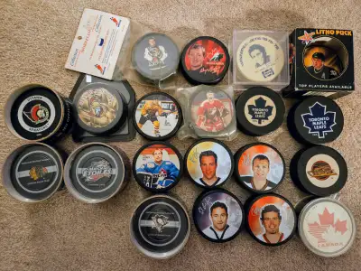 NHL HOCKEY PUCKS, View more