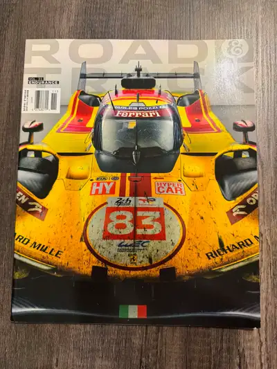 Road &Track Endurance 24 hours Le Mans Ferrari 499P Magazi, View more