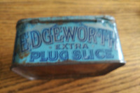 Vintage Tobacco Tin Ellsworth Extra Plug Slice smoking tobacco 