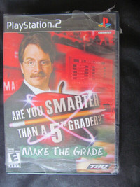 PLAYSTATION 2, ARE YOU SMARTER THAN  A 5TH GRADER, NEW