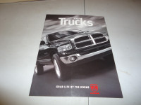 2002 Dodge Trucks & Caravan Sales Brochure. Can mail in Canada