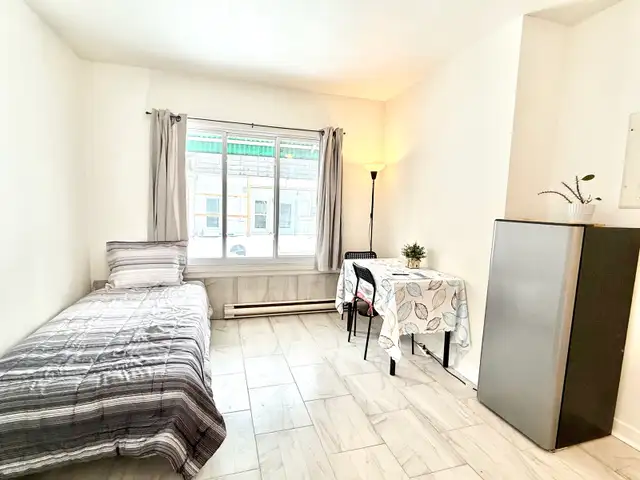 Studio 1 1/2 tout inclus et meublé - metro St Michel