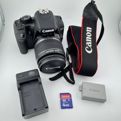 Canon EOS Rebel XS DSLR Digital Camera EF-S 18-55mm IS Lens, View more