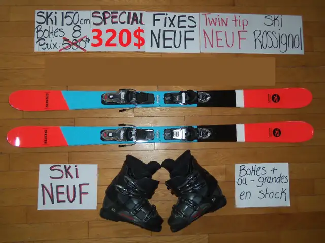 Équipements TWIN TIP SKI ALPIN 150 160 166 170 175 cm in Ski in Granby - Image 5