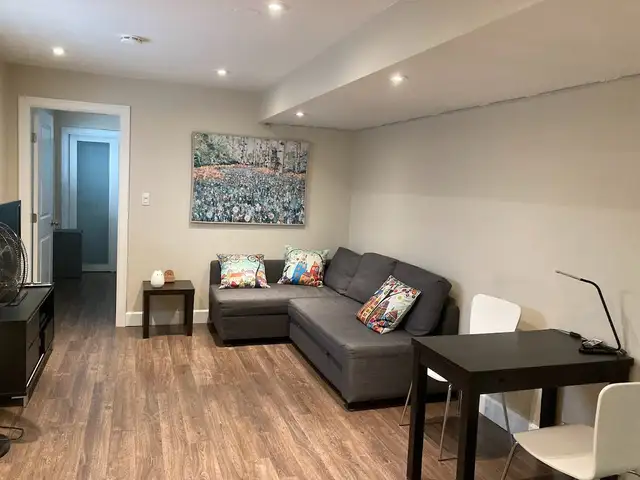 Fully Furnished 1 Bedroom Basement Suite for Rent