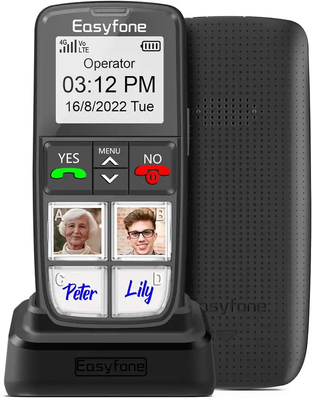 ❤️NEW IN BOX: Easyfone Prime-T6 4G Big Button Cell Phone in Cell Phones in Markham / York Region - Image 2