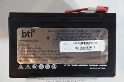UPS Battery BTI RBC12-SLA12 12 V  (One Bank) – BINB, View more
