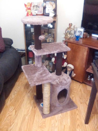 Cat bed and play stand