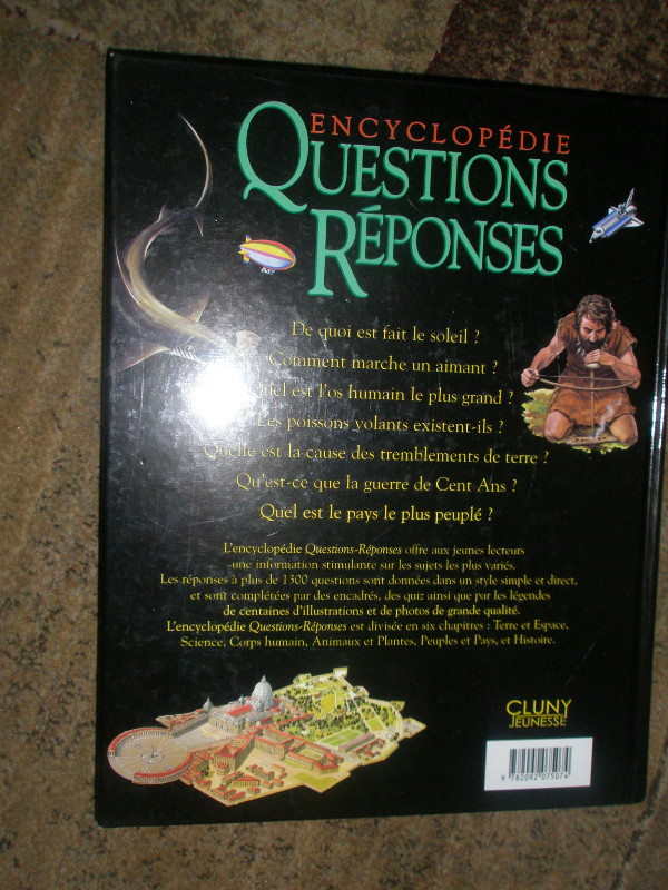 ENCYCLOPÉDIE 1300 questions et réponses,Cluny,304 pages,DEAL. dans Manuels  à Trois-Rivières - Image 3