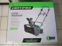 Certified Model TC3163 Electric Snowblower Brand New In The Box