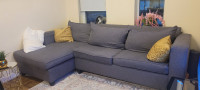 Grey pull out sofa