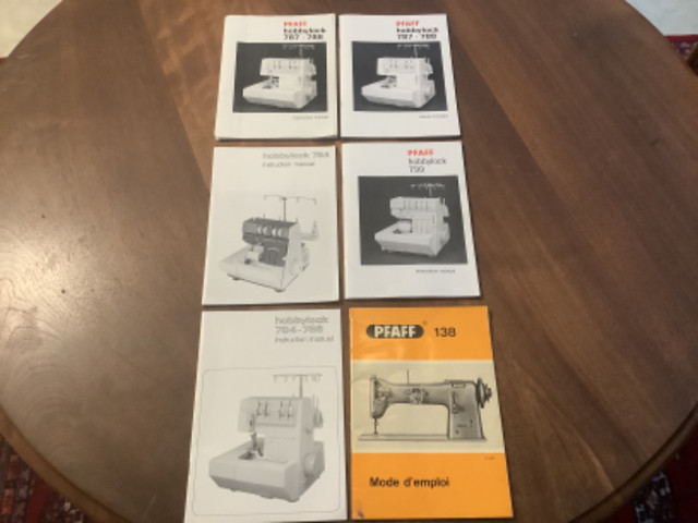 Pfaff Serger and Sewing Machine Manuals in Hobbies & Crafts in Grand Bend