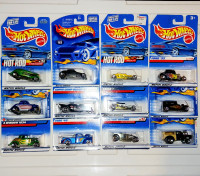 12 Hot Wheels HOT ROD COLLECTION, All Carded, w/FIRST EDITIONS