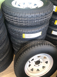 SALE!!! ST205/75R15 Trailer Tire and Rim Combo