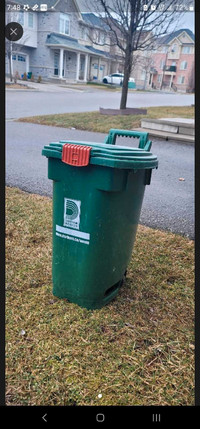 Compost lock green garbage bin for sale
