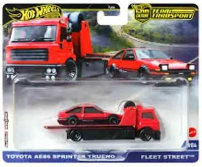 HOT WHEELS TEAM TRANSPORT TOYOTA AE86 SPRINTER TRUENO , View more