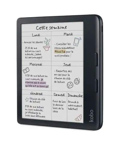 Kobo Libra Colour plus box, cable, and case. Balance of manufacturer's warranty (autumn 2024 receipt...