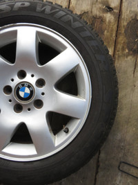 Set of 4 BMW Factory Rims With Dunlop Tires