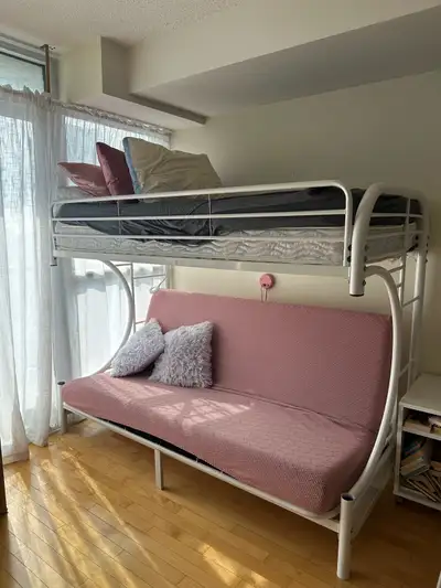 Twin Over Full Futon Bunk Bed, View more