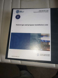 CSA Group Natural Gas and Propane Installation Code books