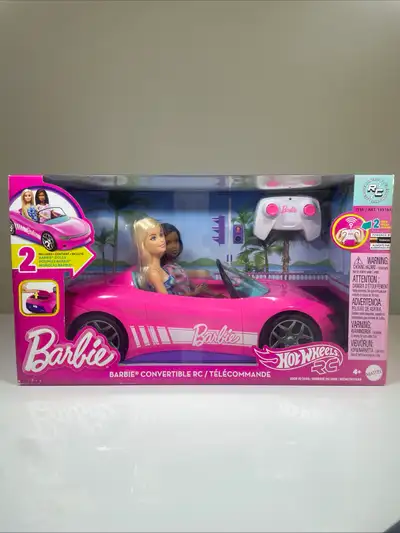 The Full-function Remote-control Toy Car Two Driving Modes Includes 2 Barbie Dolls Batteries are Inc...