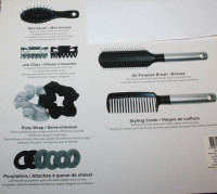 NEW Brushes, Comb, Hair Clips, More $4.00