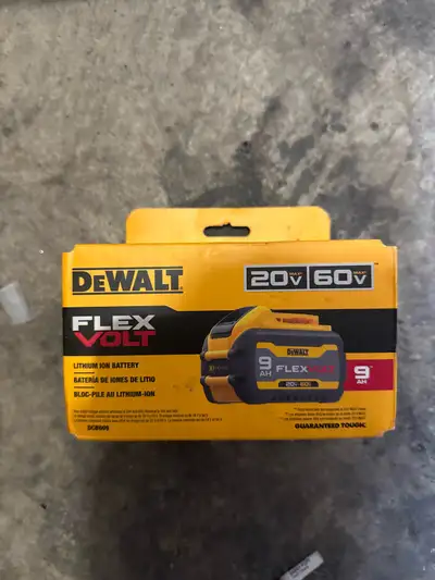 DeWalt FlexVolt 9AH Battery, View more