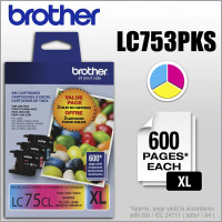 BRAND NEW - Brother Value Pack 3 Colour Ink Cartridges