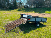trailer with a ramp
