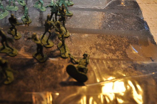 War Action figure green & TAN Plastic Toy lot of +- 88 military dans Jouets et jeux  à Victoriaville - Image 4