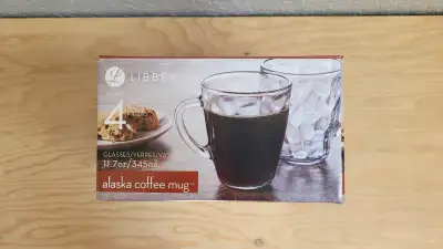 Glass Coffee Mugs - NEW, View more