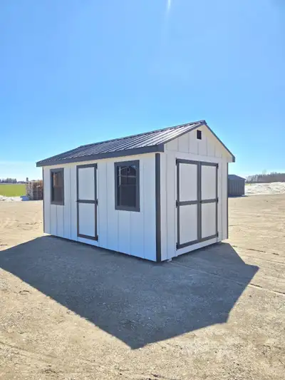 10x16 Dual Utility Shed Free Delivery, View more