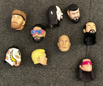 9 WWE Thumb War Superstars Lot Complete Set of Toys , View more