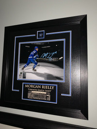 Morgan Rielly Toronto Maple Leafs Signed 8x10  Framed
