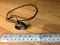 Vintage Sundial ring pendant