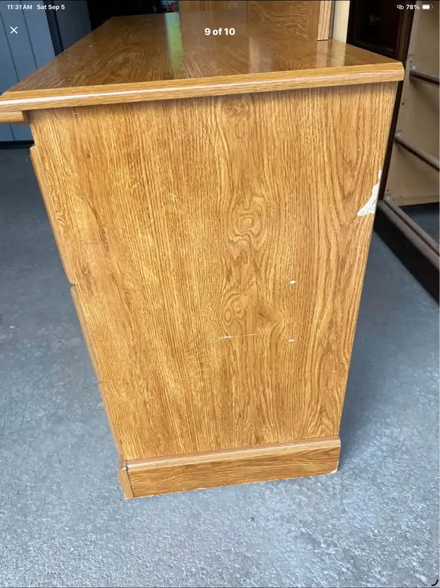 2 Piece Vintage Matching Furniture With Mirror Strong & Sturdy  in Dressers & Wardrobes in Oshawa / Durham Region - Image 10