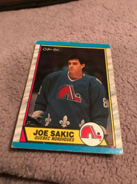 1989 o -pee -chee Joe Sakic rookie card